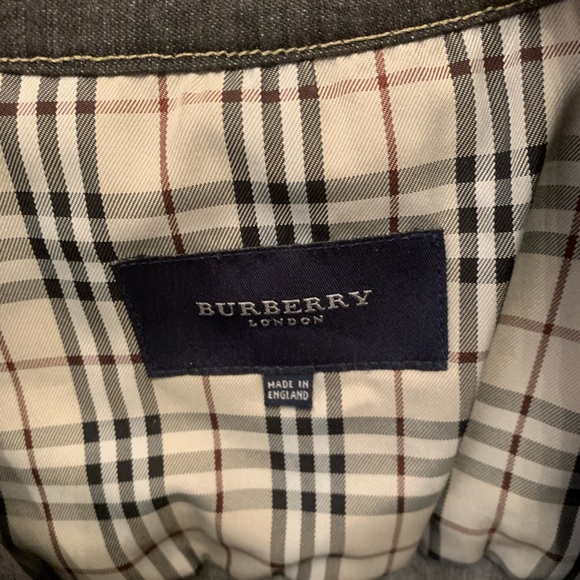 Authentic Burberry Double-breasted Jean Jacket - Picture 4 of 5